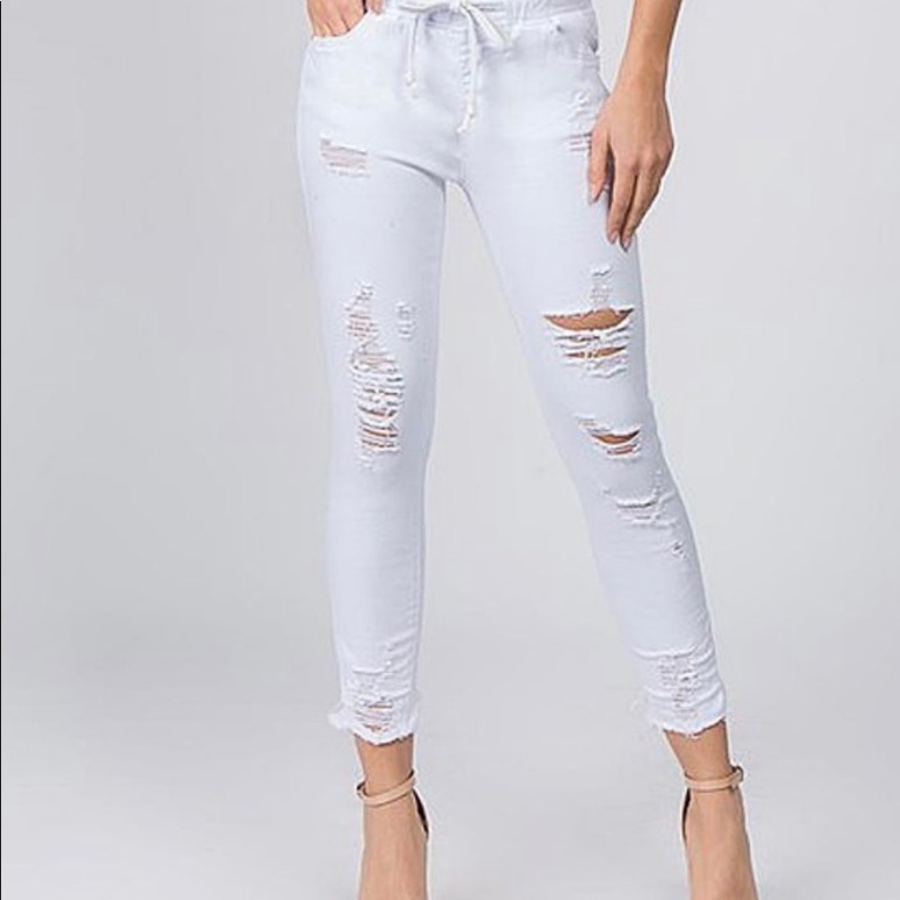 Cropped jean 👖 joggers